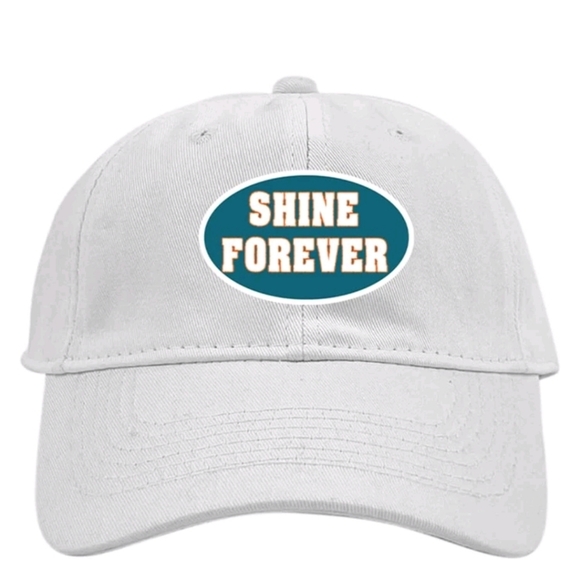 NEW! Shine forever Dad cap Hat white - Picture 2 of 2